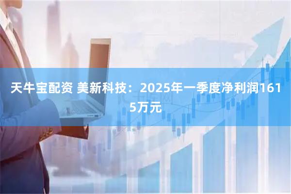 天牛宝配资 美新科技：2025年一季度净利润1615万元